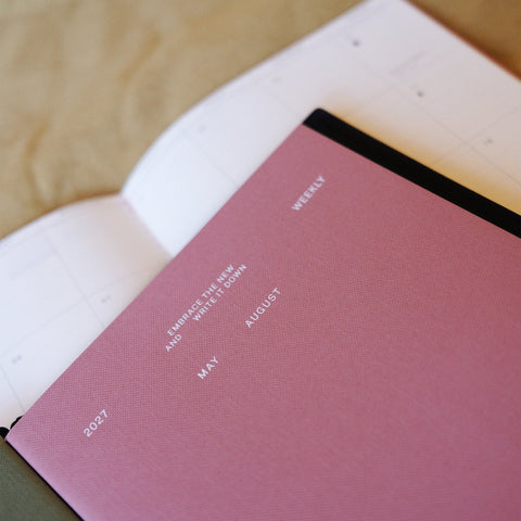 2027 Diary Refillable Leather Journal Set A5