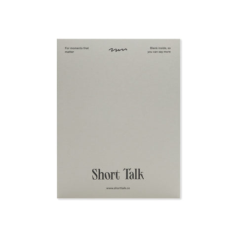 No Words Greeting Card