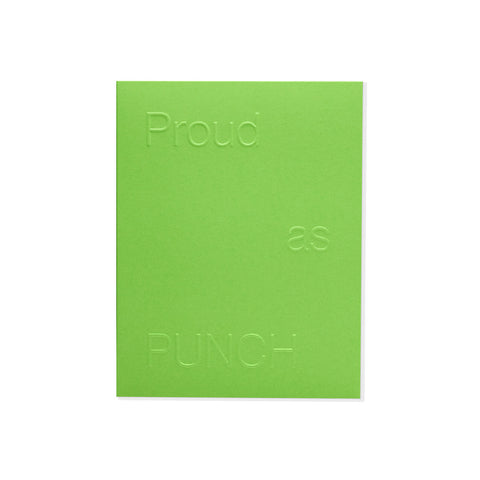 Proud as Punch Greeting Card