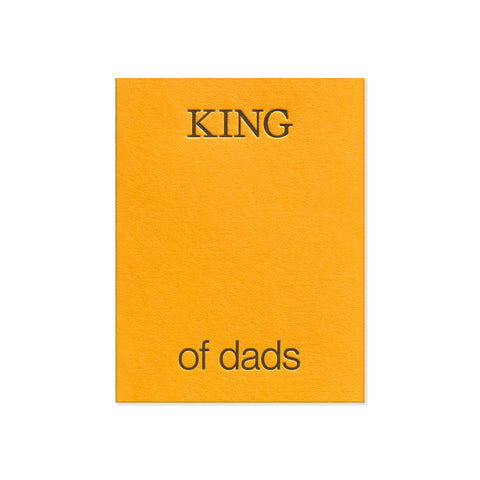 King of Dads Greeting Card
