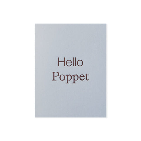 Hello Poppet Greeting Card