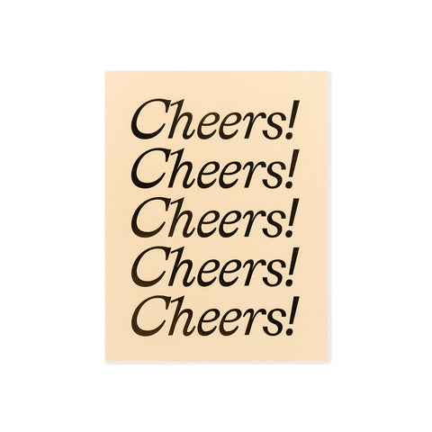 Cheers Greeting Card