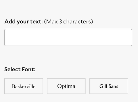 Customise your text