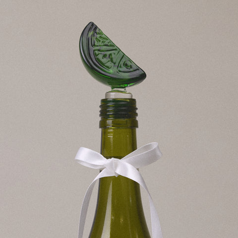 Lime Bottle Stopper
