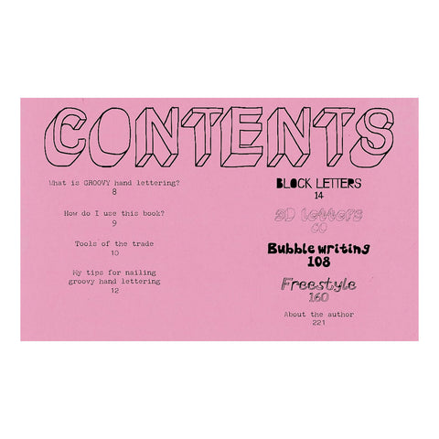 Groovy Hand Lettering Workbook