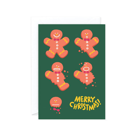 Gingerbread Christmas Greeting Card