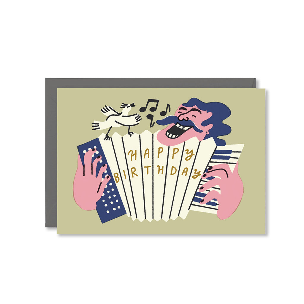 Wrap Happy Birthday Accordion Greeting Card Milligram