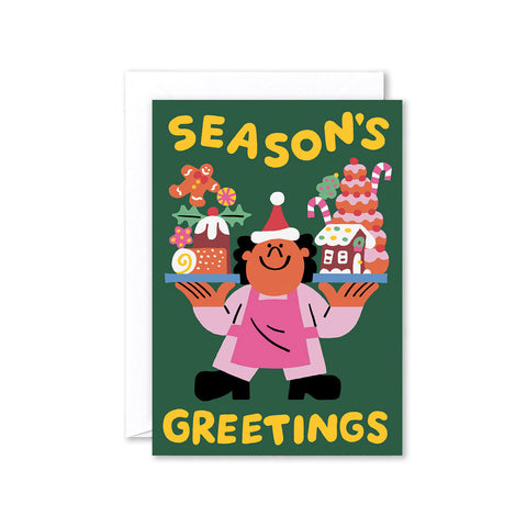 Season's Greetings Christmas Card