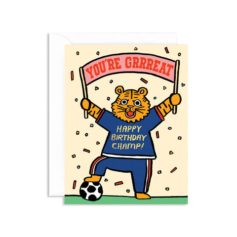 You're Grrreat Birthday Card