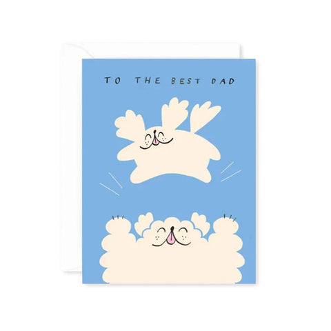To The Best Dad Kids Greeting Card