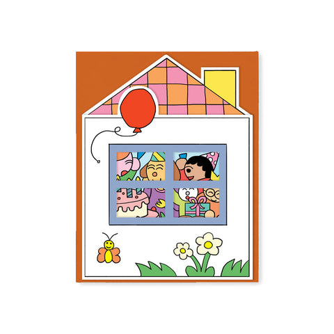 Birthday House Party Greeting Card