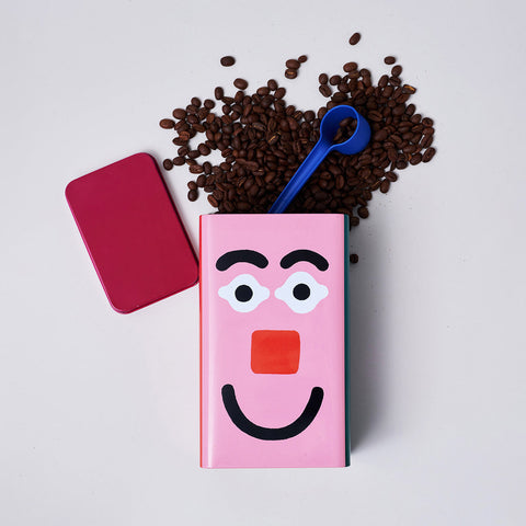 Faces Coffee Storage Tin