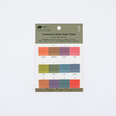 TSUKI no IRO Translucent Sticky Notes
