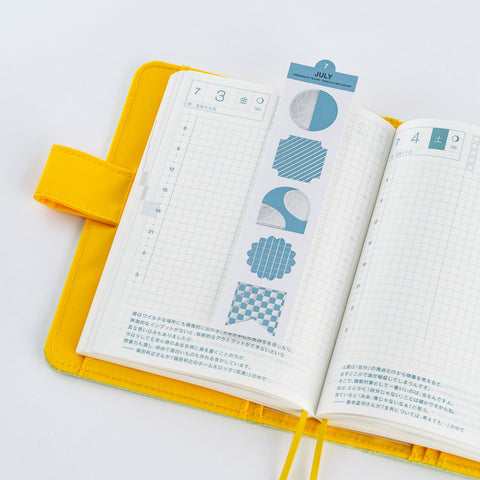 TSUKI no IRO Bookmark-Style Foil-Pressed Stickers