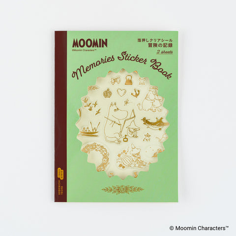 Moomin Foil-Stamped Clear Stickers