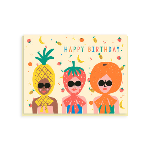 Fruity Birthday Greeting Card