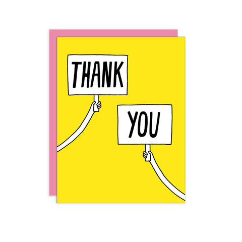 Thank you Sign Greeting Card