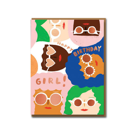 Sunny Women Greeting Card