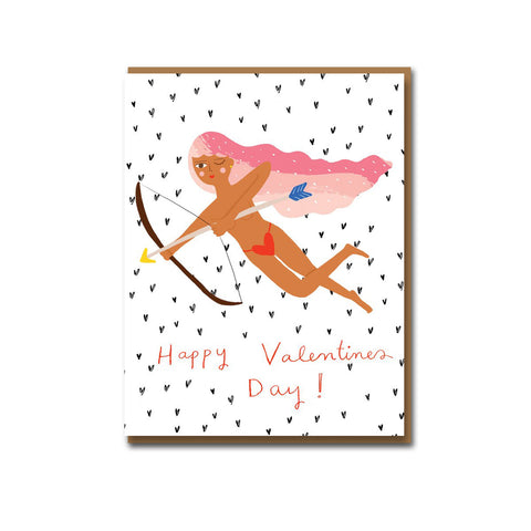 Valentine Cupid Greeting Card