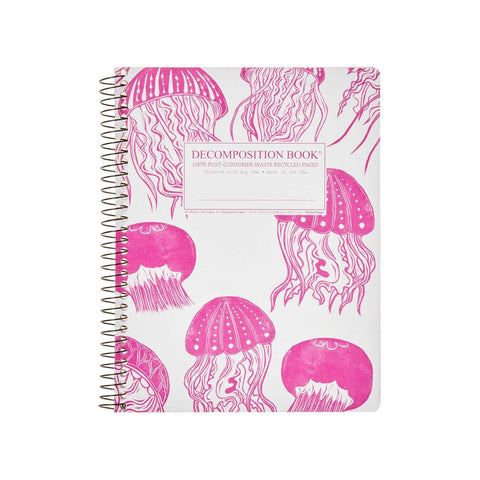 Jellyfish Large Spiral Notebook