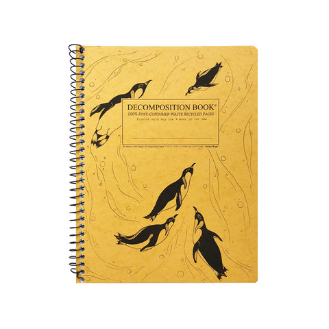 King Penguins Large Spiral Notebook