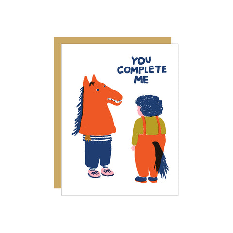 You Complete Me Greeting Card