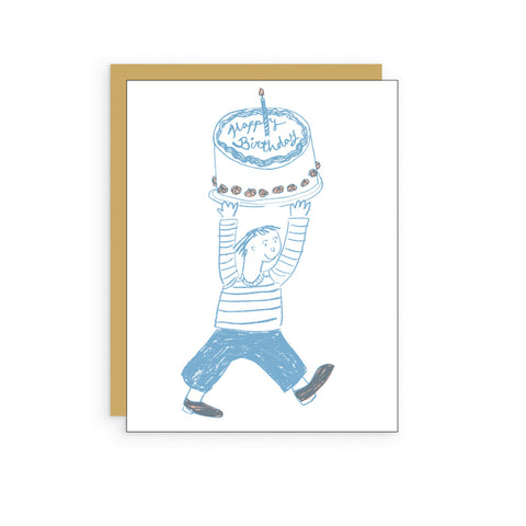 Birthday Cake Greeting Card