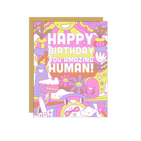 Amazing Human Greeting Card