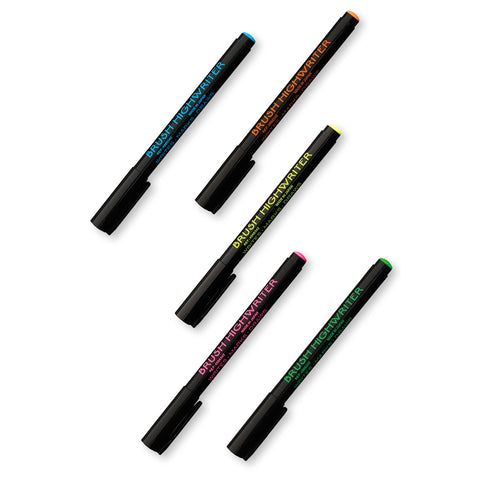 Highwriter Brush Pen Set of 5