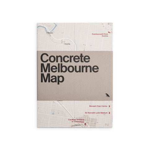 Concrete Melbourne Map