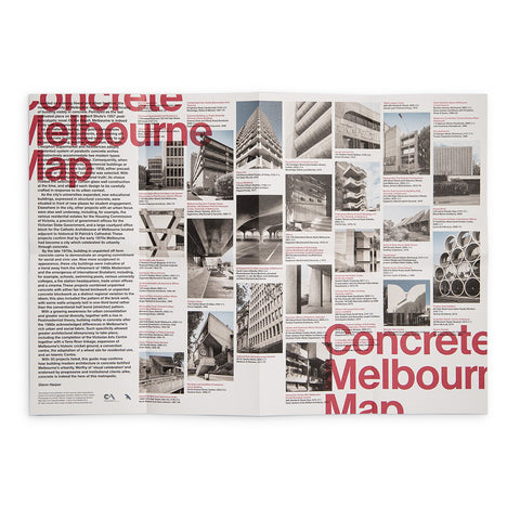 Concrete Melbourne Map