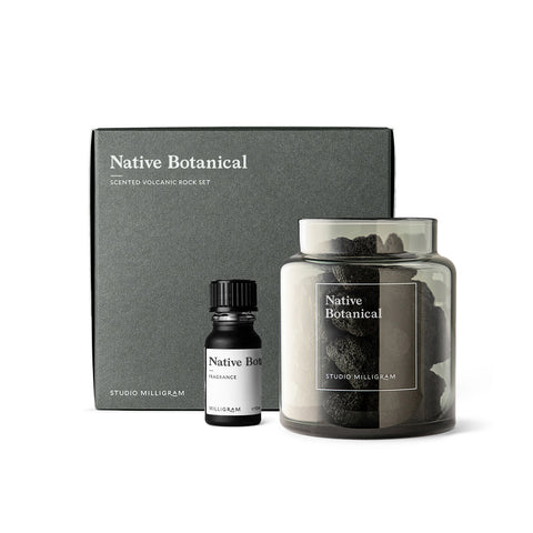 Native Botanical Scented Volcanic Rock Set