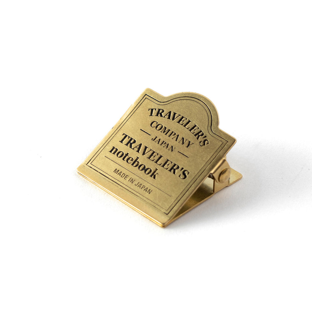 Traveler's Company Traveler's Notebook Brass Clip – Milligram