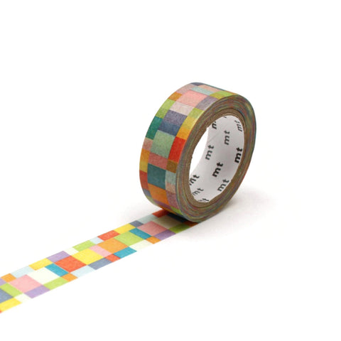 Mosaic Bright Washi Tape Single Roll