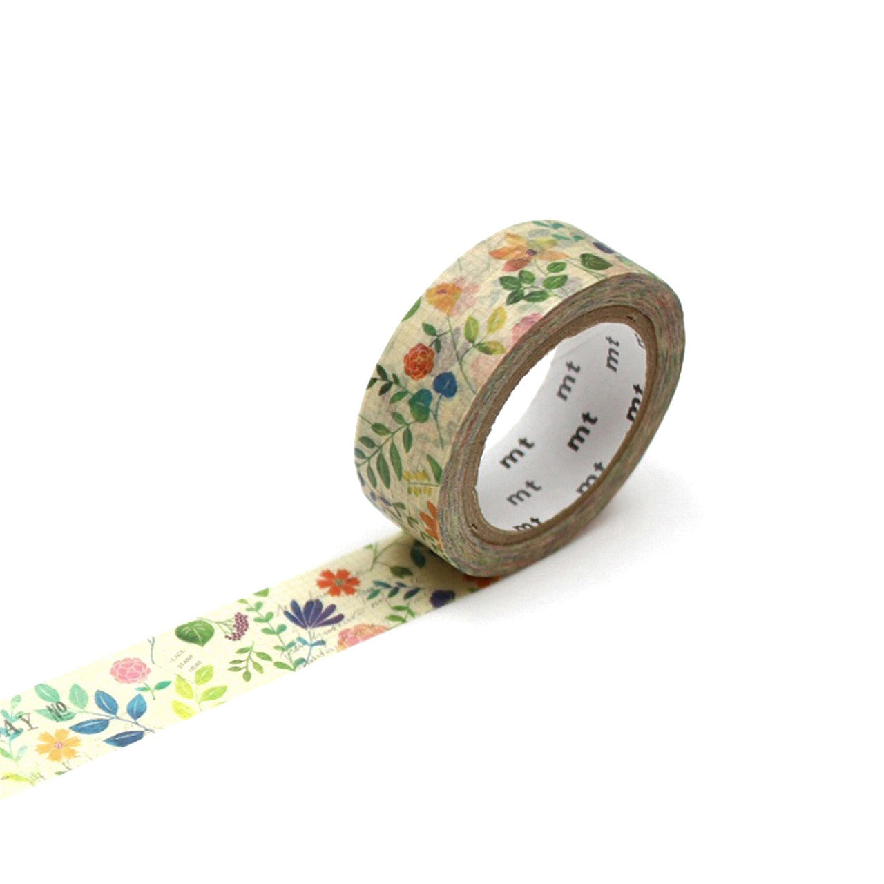 Masking Tape MT Watercolour Flower Washi Tape Single Roll – Milligram