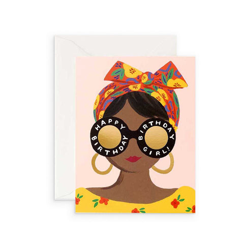 Scarf Birthday Greeting Card