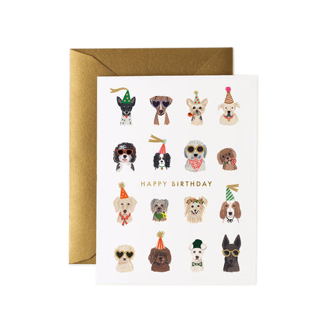 Party Pups Birthday Greeting Card