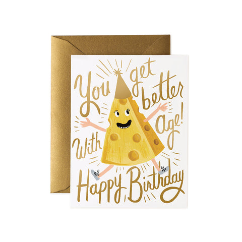 Better With Age Birthday Greeting Card