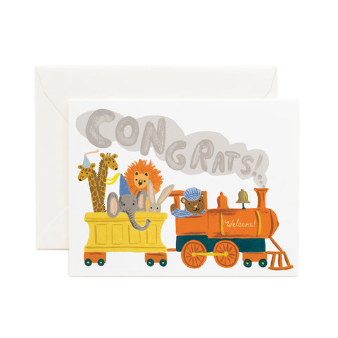 Little Engine Congrats Greeting Card