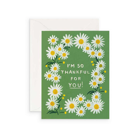 Daisies Thankful for You Greeting Card