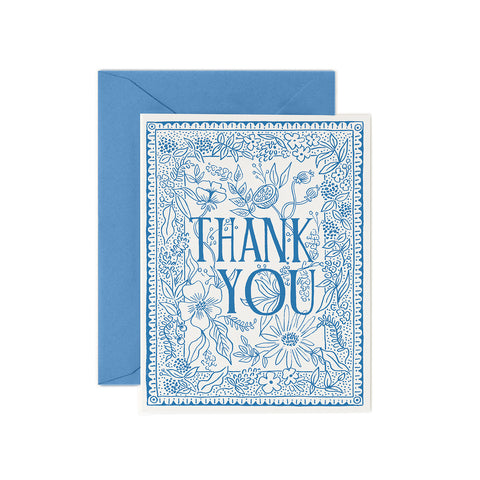 Delft Thank You Greeting Card