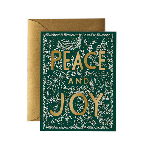 Evergreen Peace Greeting Card