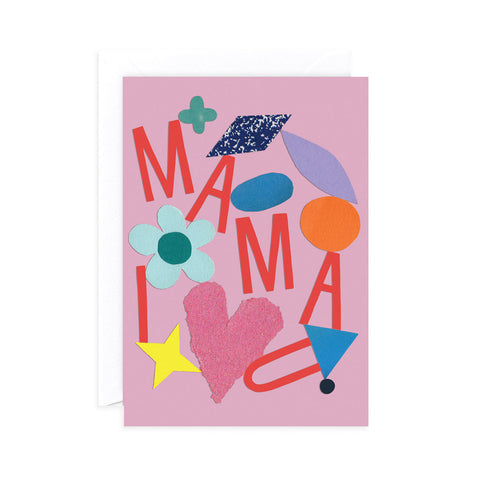 Mama I Love You Greeting Card